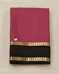 Smoky Topaz Colour Pure Mysore Silk Saree With Golden Zari Work